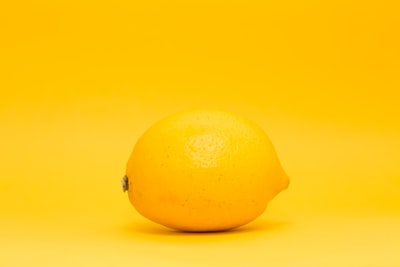 黄柠檬特写照片